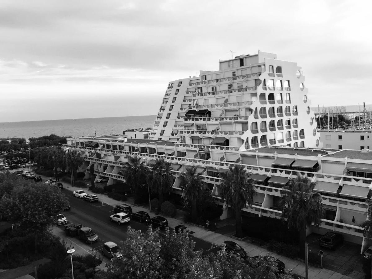 Studio 2-3 Pers Parking Clim Vue Port Et Mer La Grande Motte Exterior foto