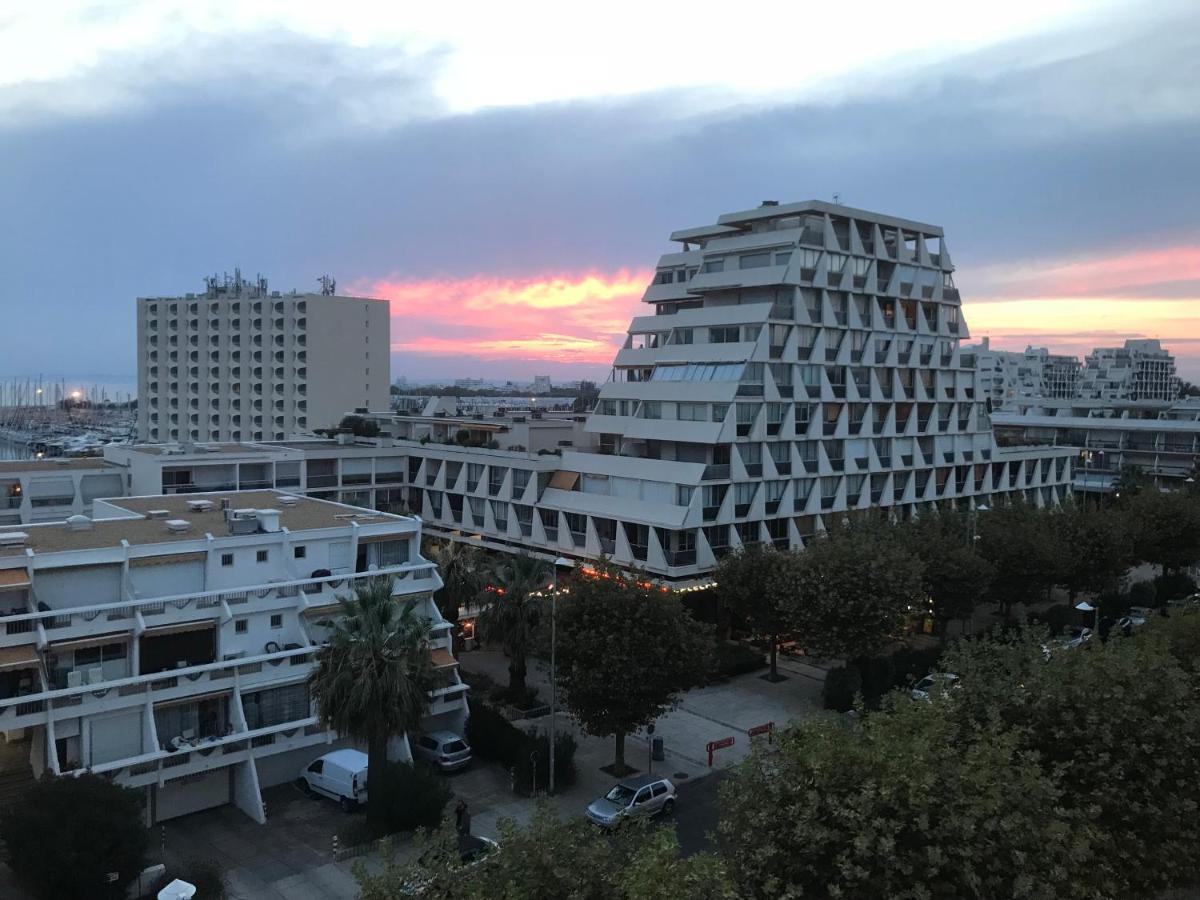 Studio 2-3 Pers Parking Clim Vue Port Et Mer La Grande Motte Exterior foto