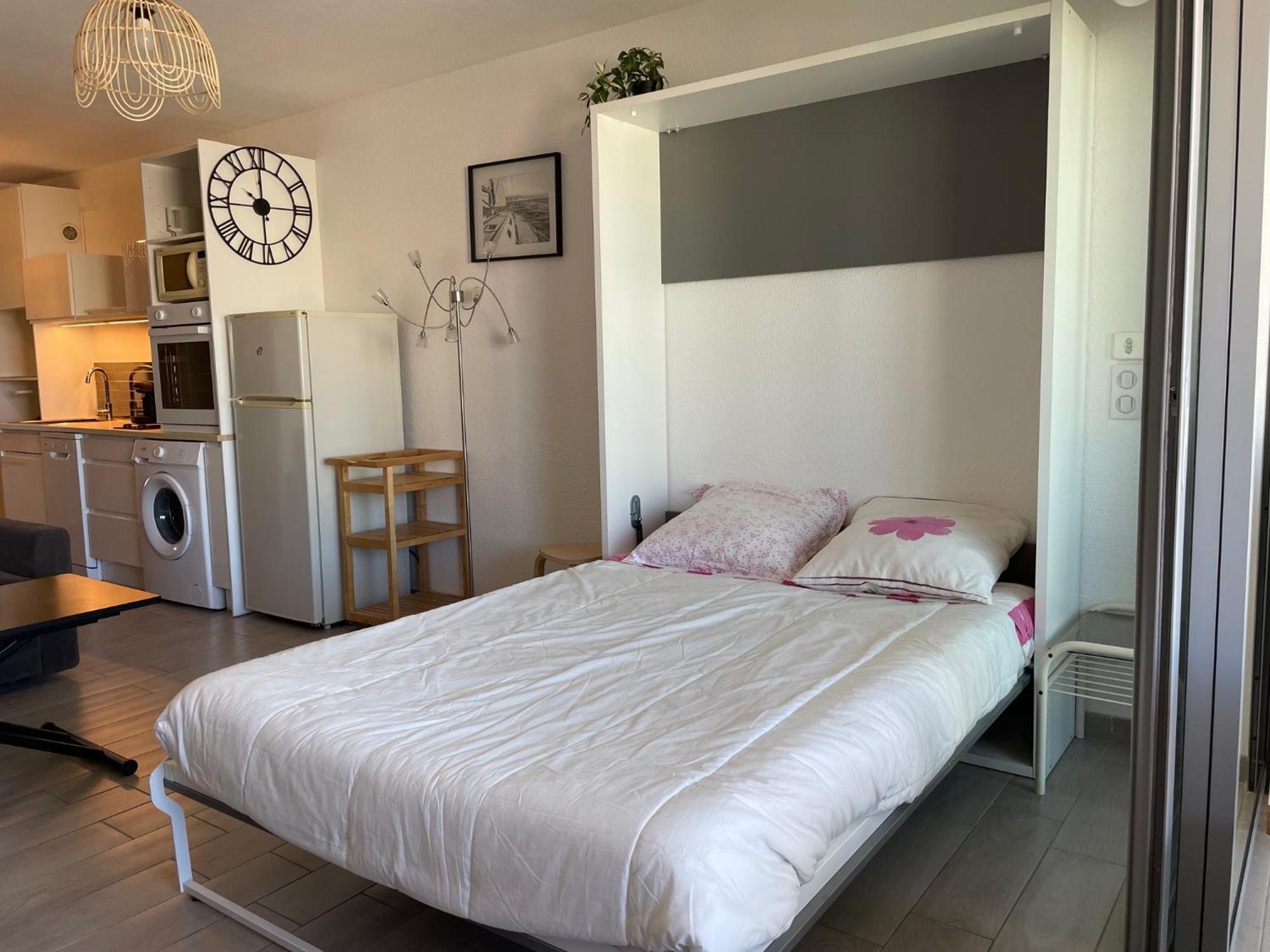 Studio 2-3 Pers Parking Clim Vue Port Et Mer La Grande Motte Exterior foto