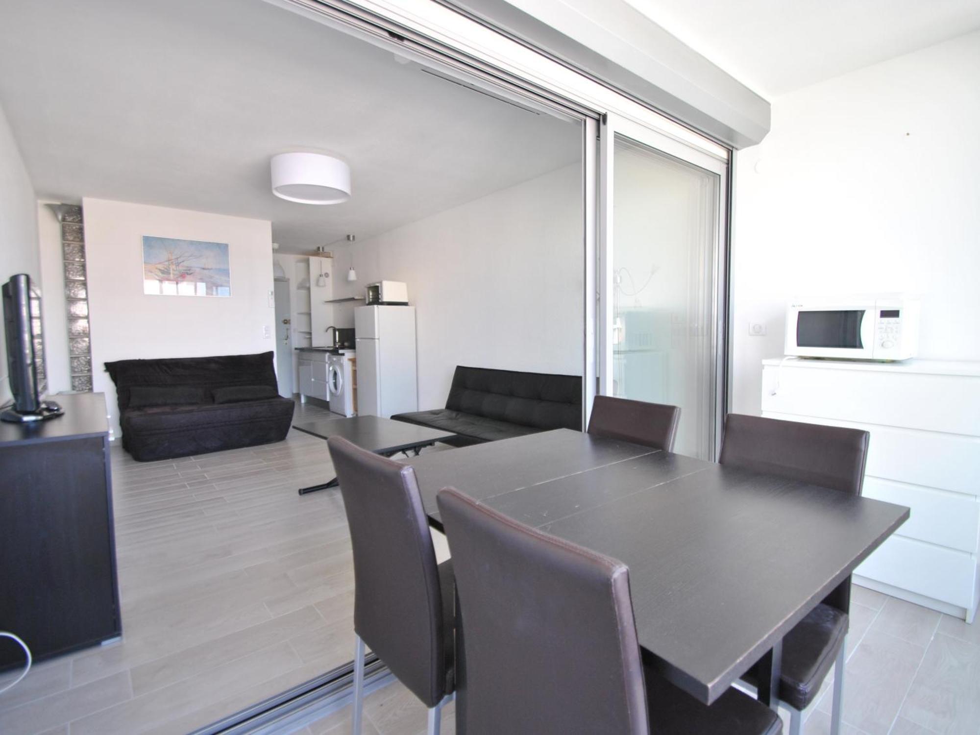 Studio 2-3 Pers Parking Clim Vue Port Et Mer La Grande Motte Cameră foto